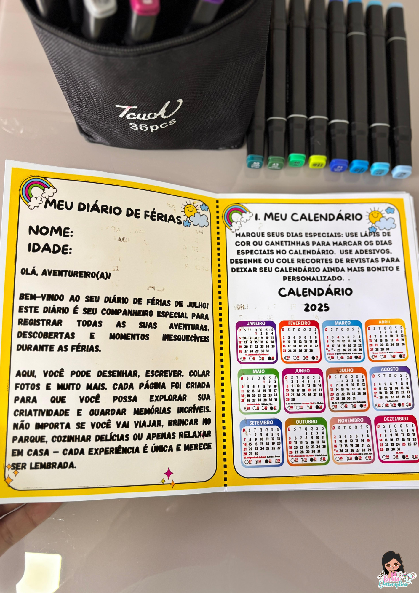 Meu Diário de Férias Interativo - Imagem 7