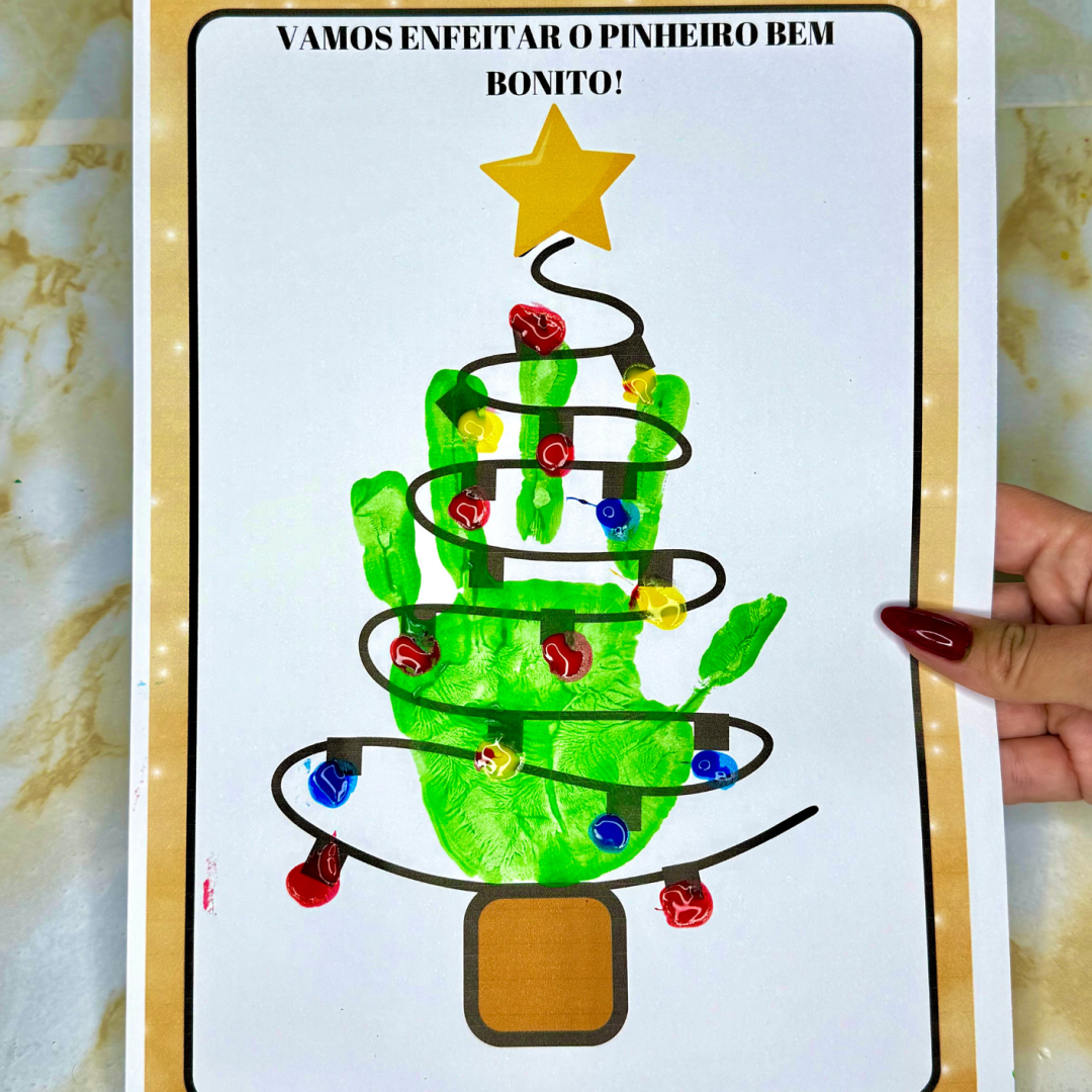 Atividade interativa Enfeite o Pinheiro de Natal