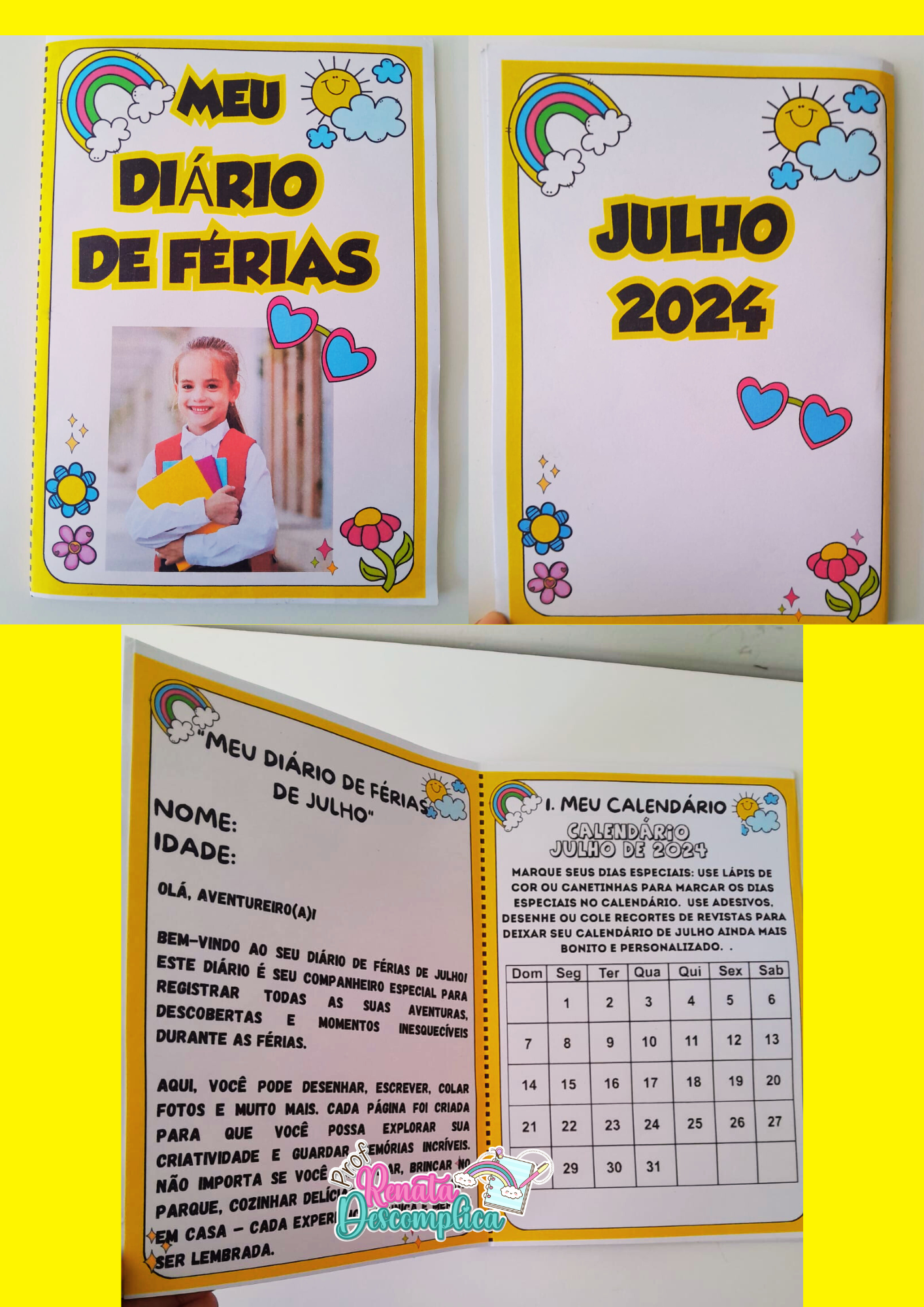 Meu Diário de Férias Interativo - Imagem 3
