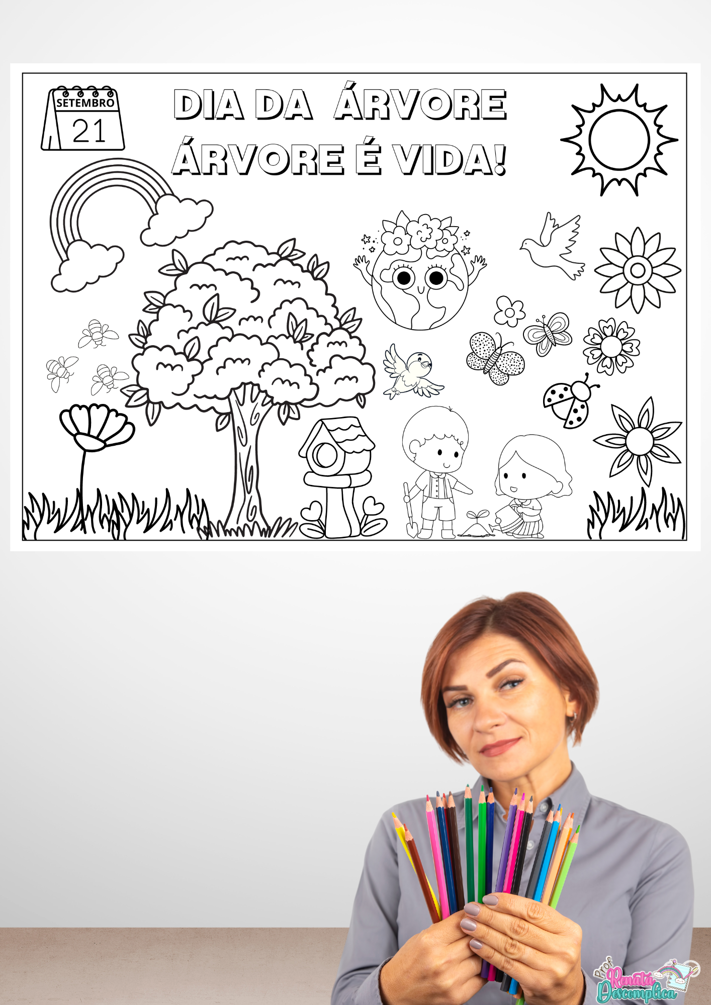 Painel Ampliado Dia da Árvore e Primavera - Imagem 2