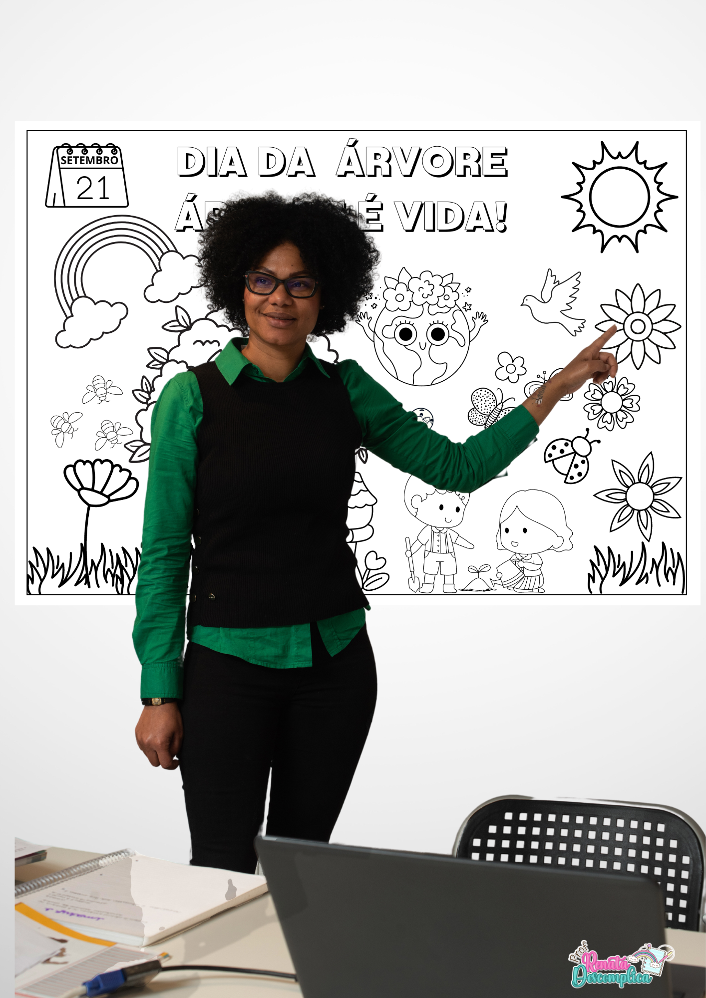 Painel Ampliado Dia da Árvore e Primavera - Imagem 4