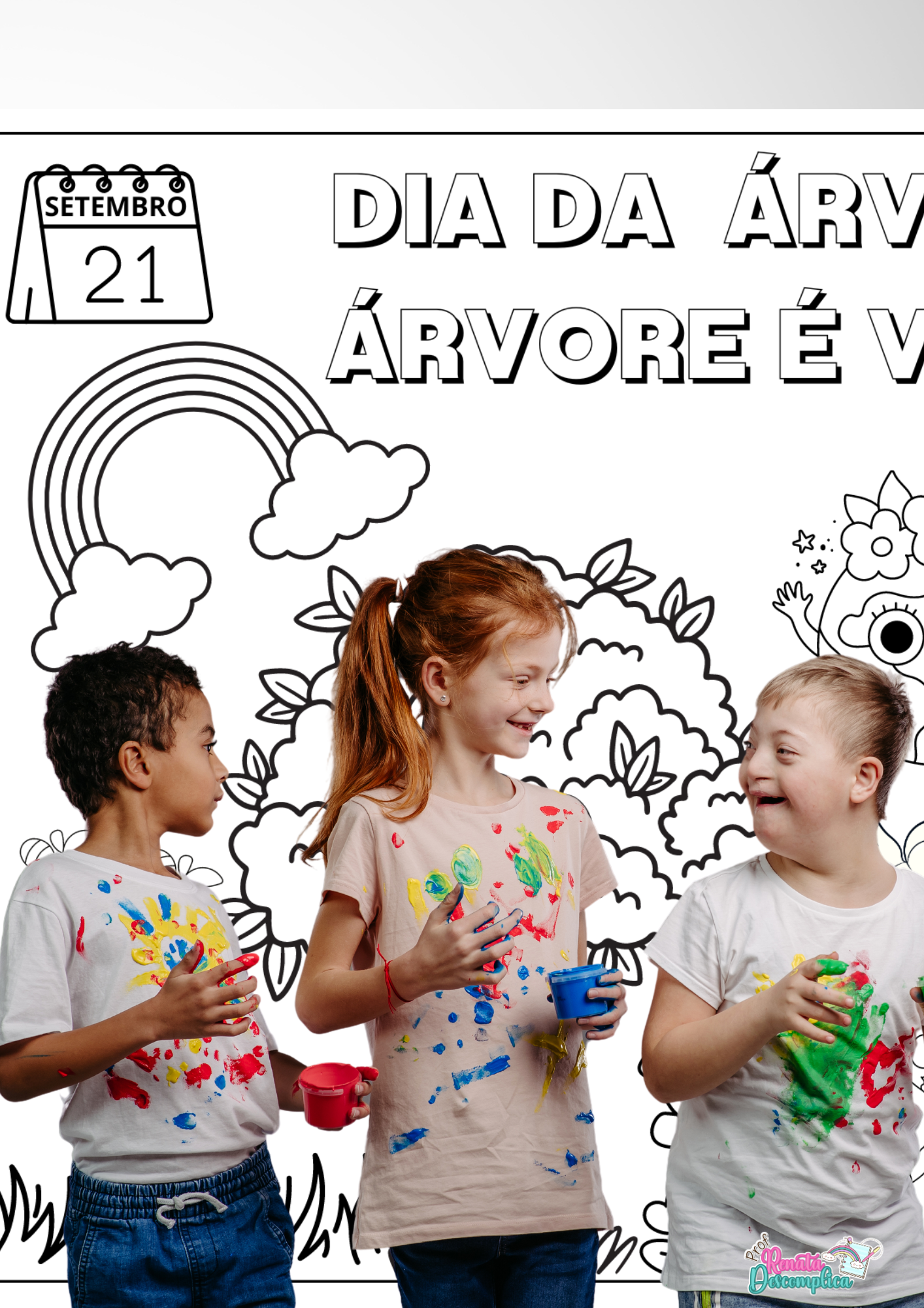 Painel Ampliado Dia da Árvore e Primavera