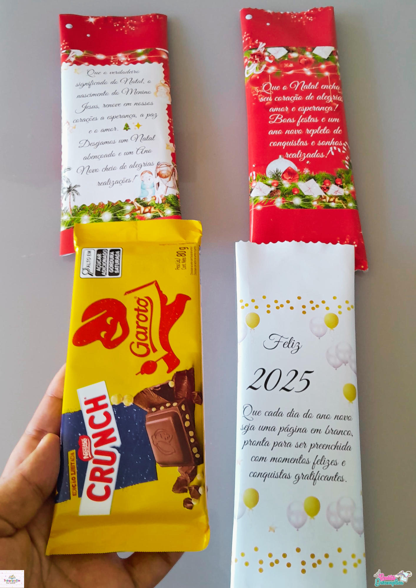Decoração para Barra de Chocolate - Imagem 7