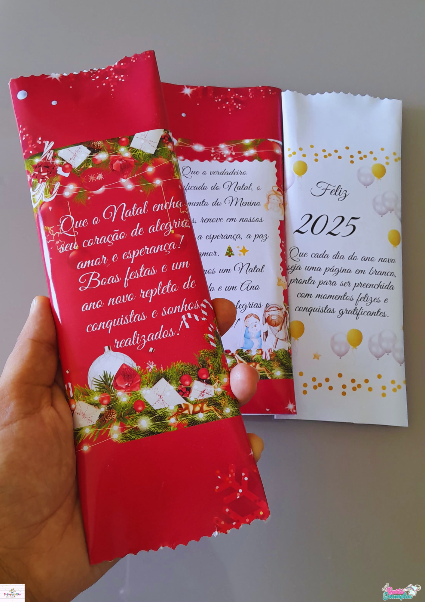 Decoração para Barra de Chocolate - Imagem 5