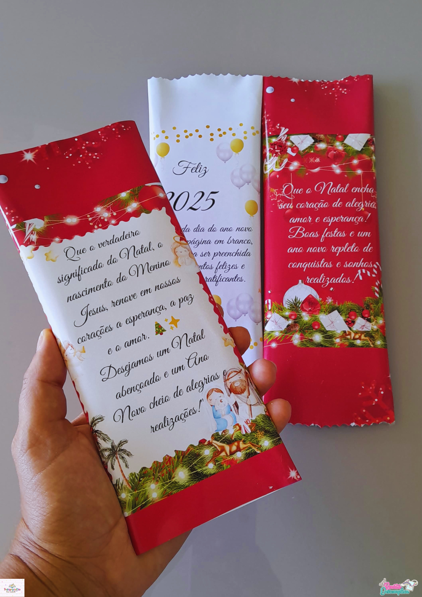 Decoração para Barra de Chocolate - Imagem 2