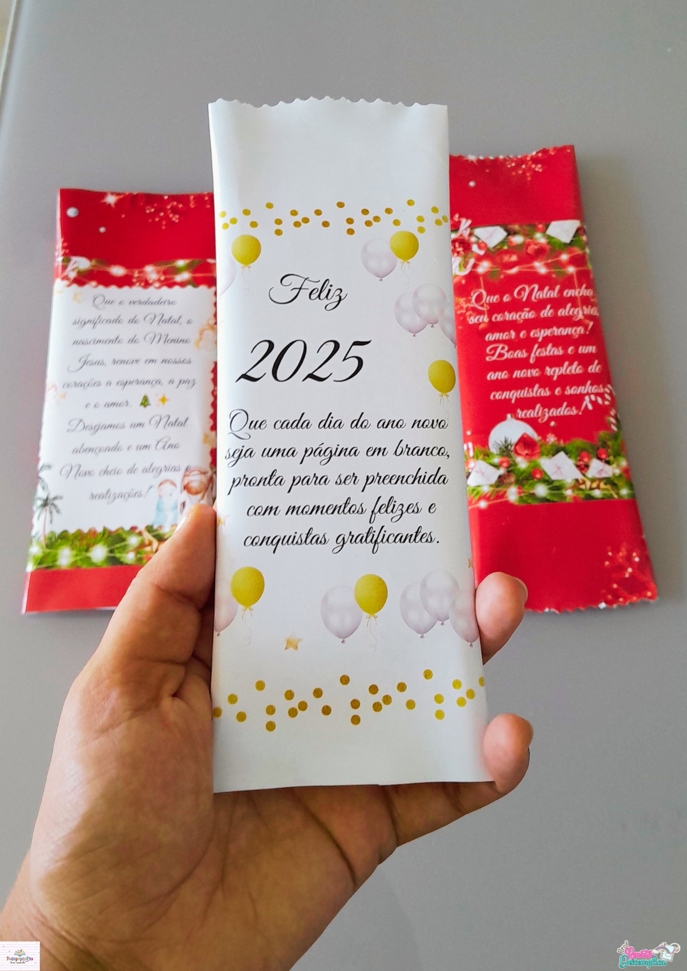 Decoração para Barra de Chocolate - Imagem 4