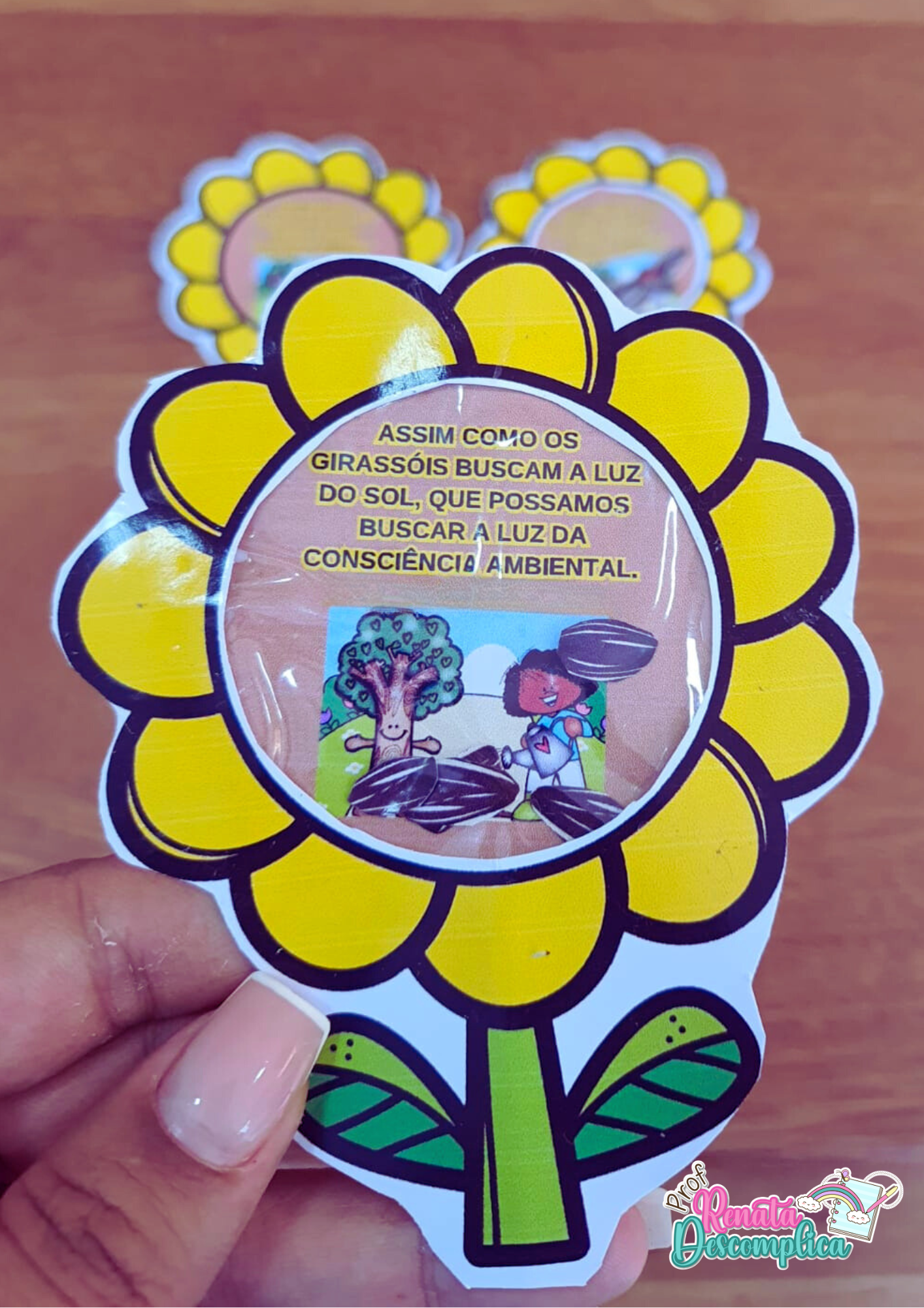 Lembrancinhas de Girassol Meio ambiente - Imagem 3