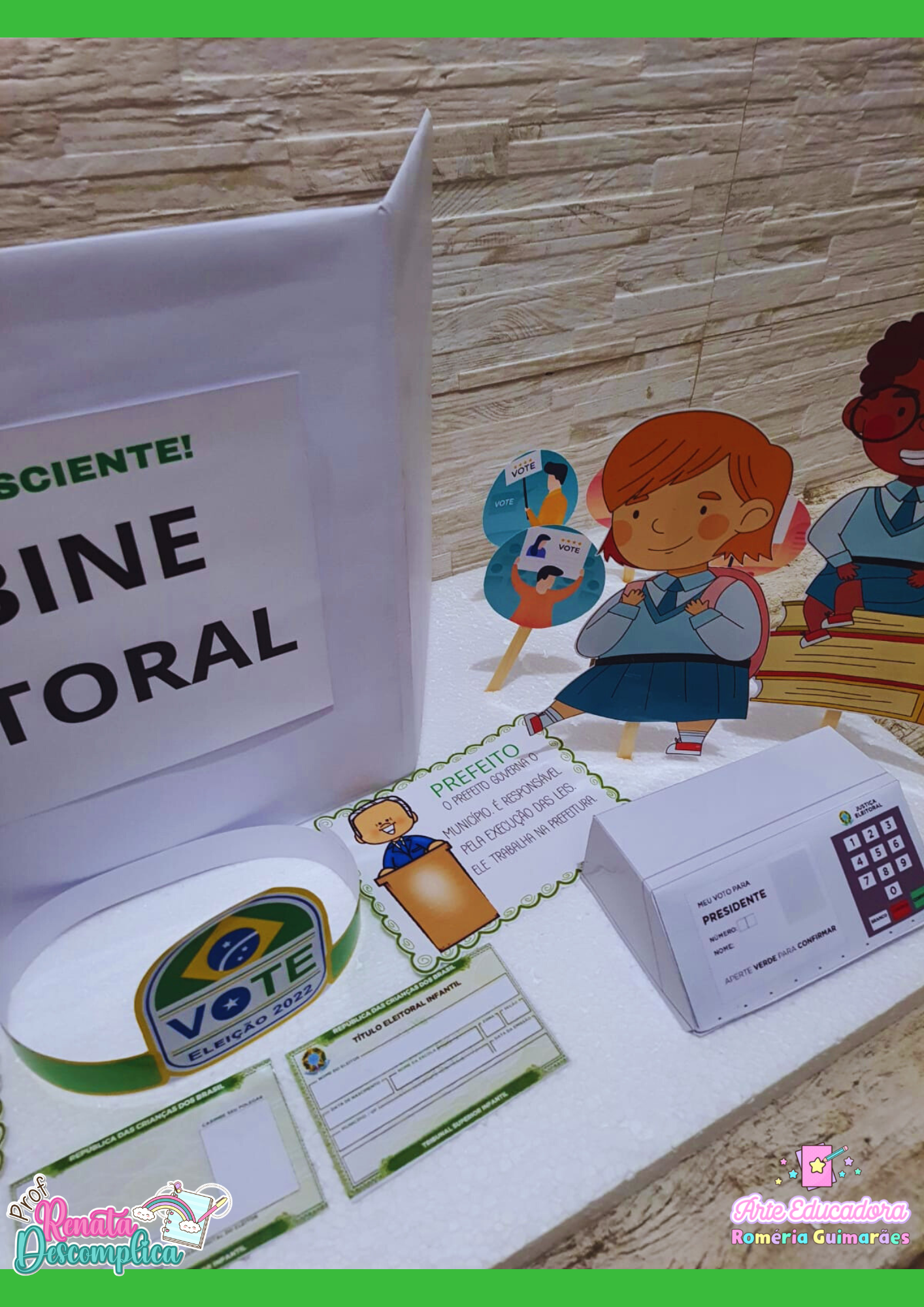 KIT ELEITORAL-PROJETO A CRIANÇA E A ELEIÇÃO - Imagem 7