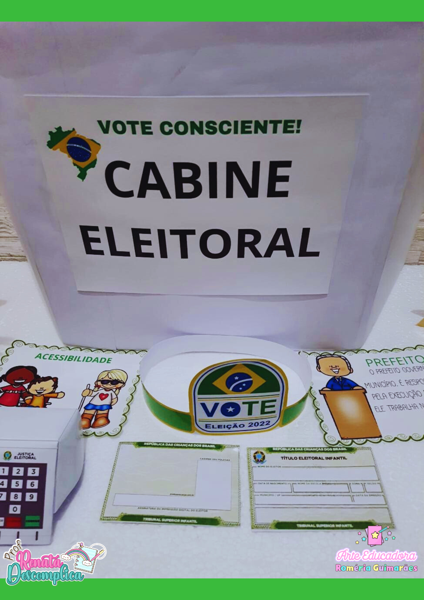 KIT ELEITORAL-PROJETO A CRIANÇA E A ELEIÇÃO - Imagem 8