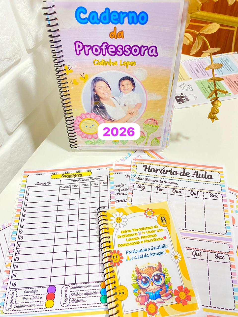 Caderno da Professora 2026 + Sondagem Diagnóstica - Imagem 2