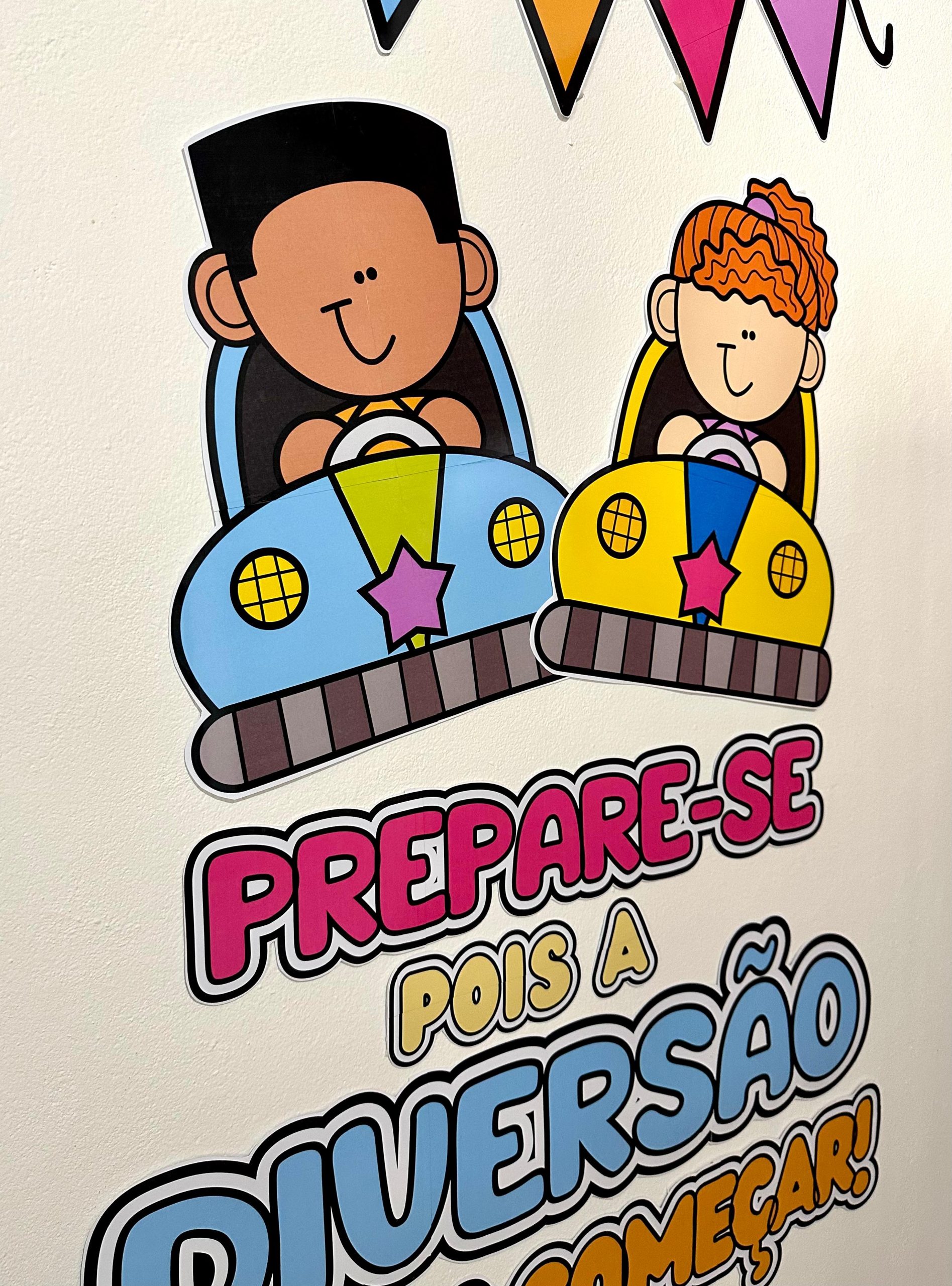Painel Volta às Aulas Parque de Diversões - Imagem 2