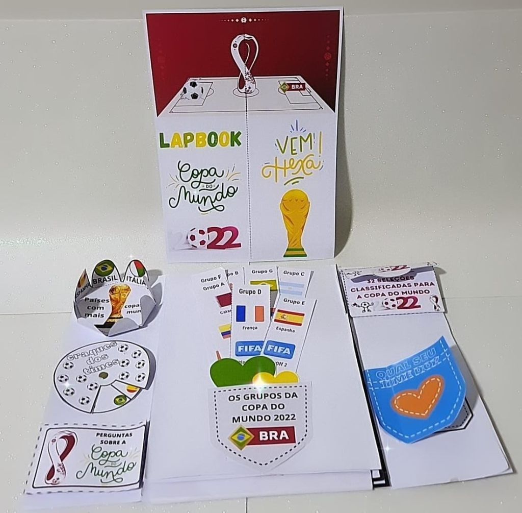 LAPBOOK COPA DO MUNDO 2022 - Imagem 3