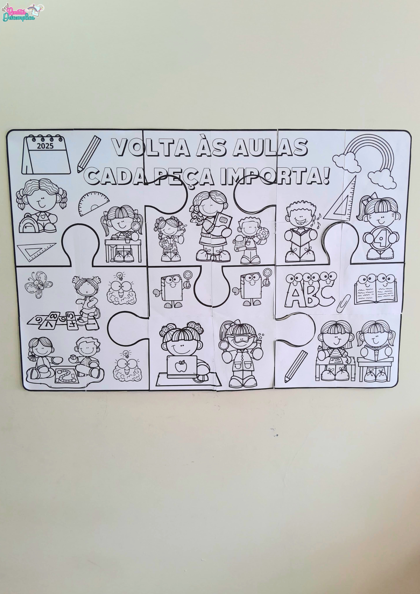 Painel volta às aulas Cada Peça Importa - Imagem 2