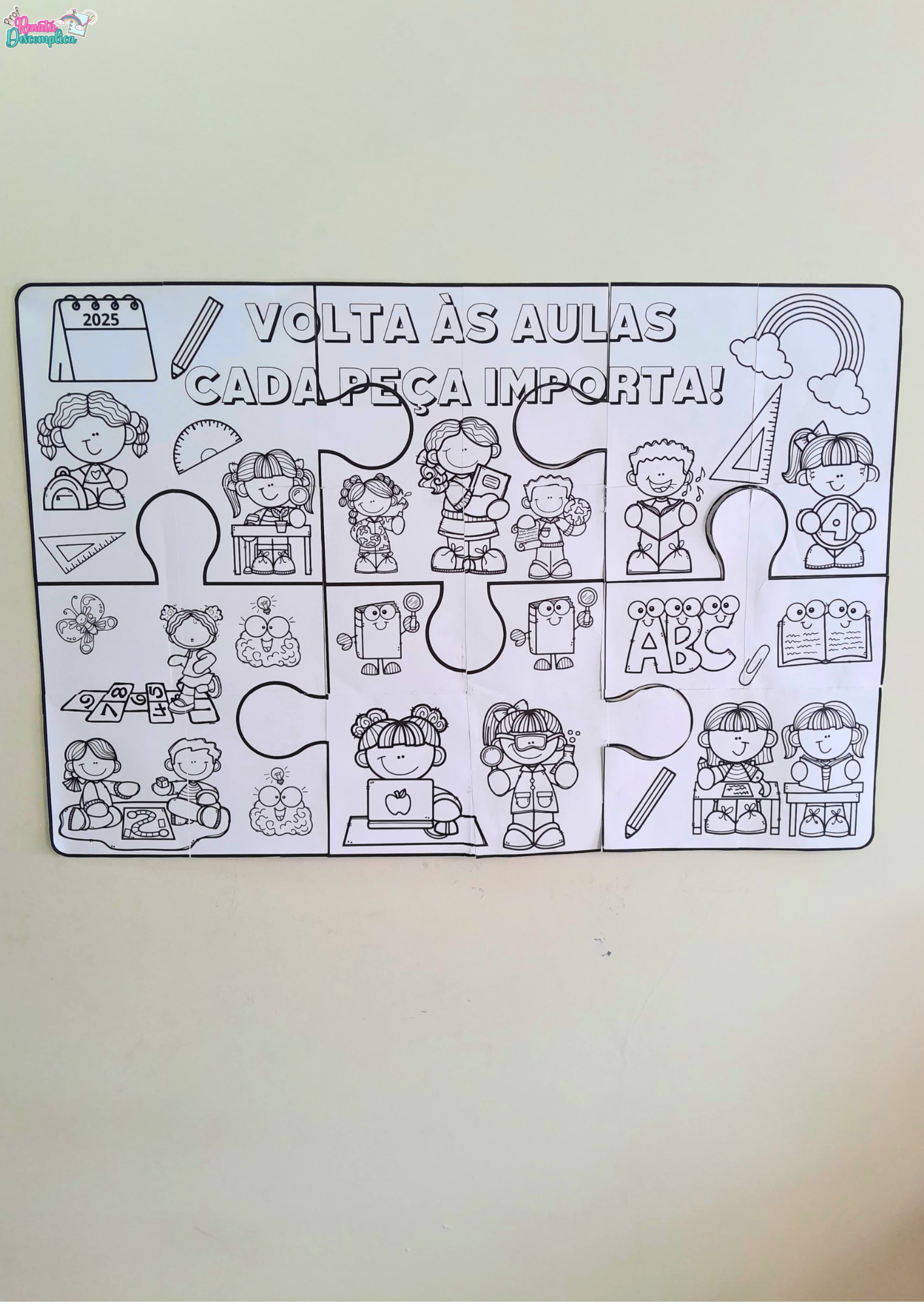 Painel volta às aulas Cada Peça Importa - Imagem 5