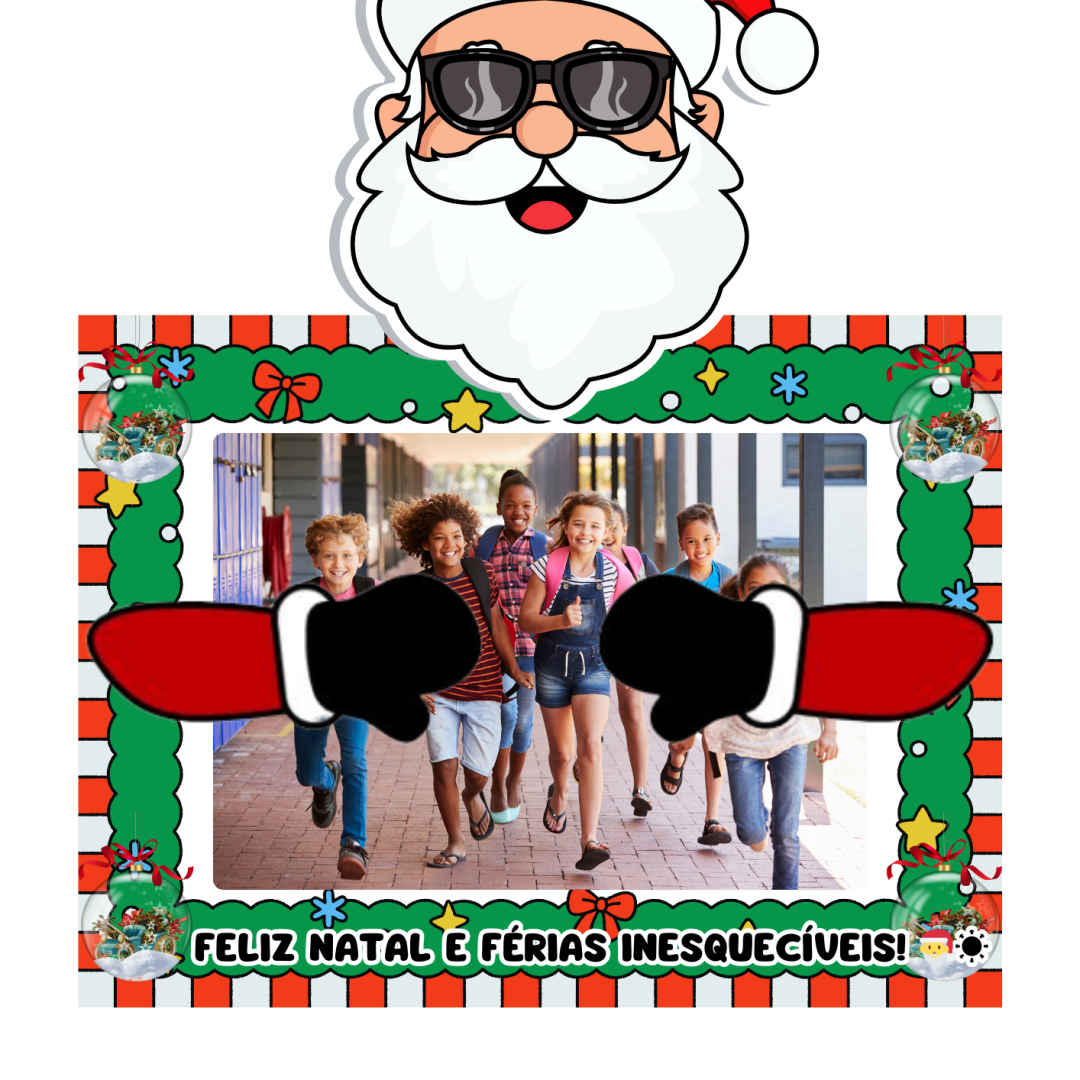 Lembrancinha de Natal e Férias Abraço de Natal