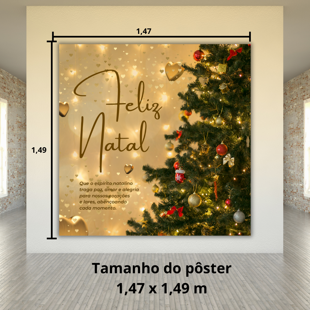 Painel Decoração de Natal Pronto para Impressão para Sua Confraternização! - Imagem 2