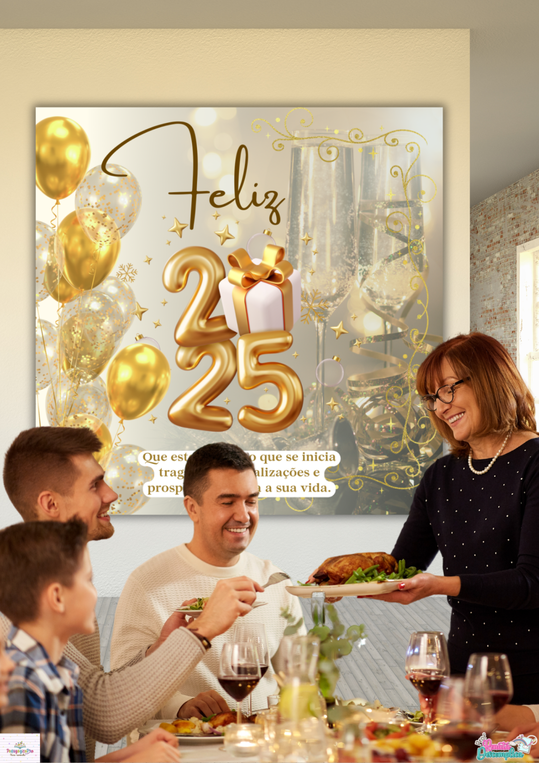 Painel de Ano Novo Pronto para Impressão - Imagem 7