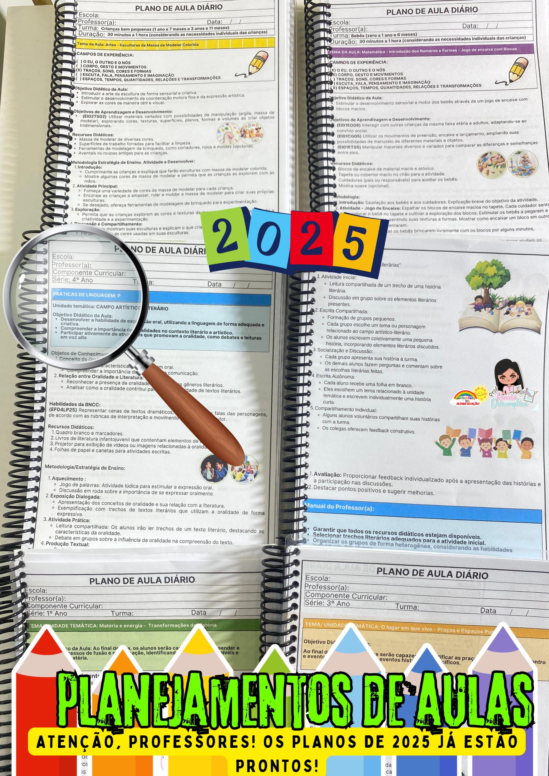 PLANOS DE AULA DIÁRIOS ANUAL 2026 - EDUCAÇÃO INFANTIL E ENSINO FUNDAMENTAL (1º ao 5º Ano) - Imagem 13