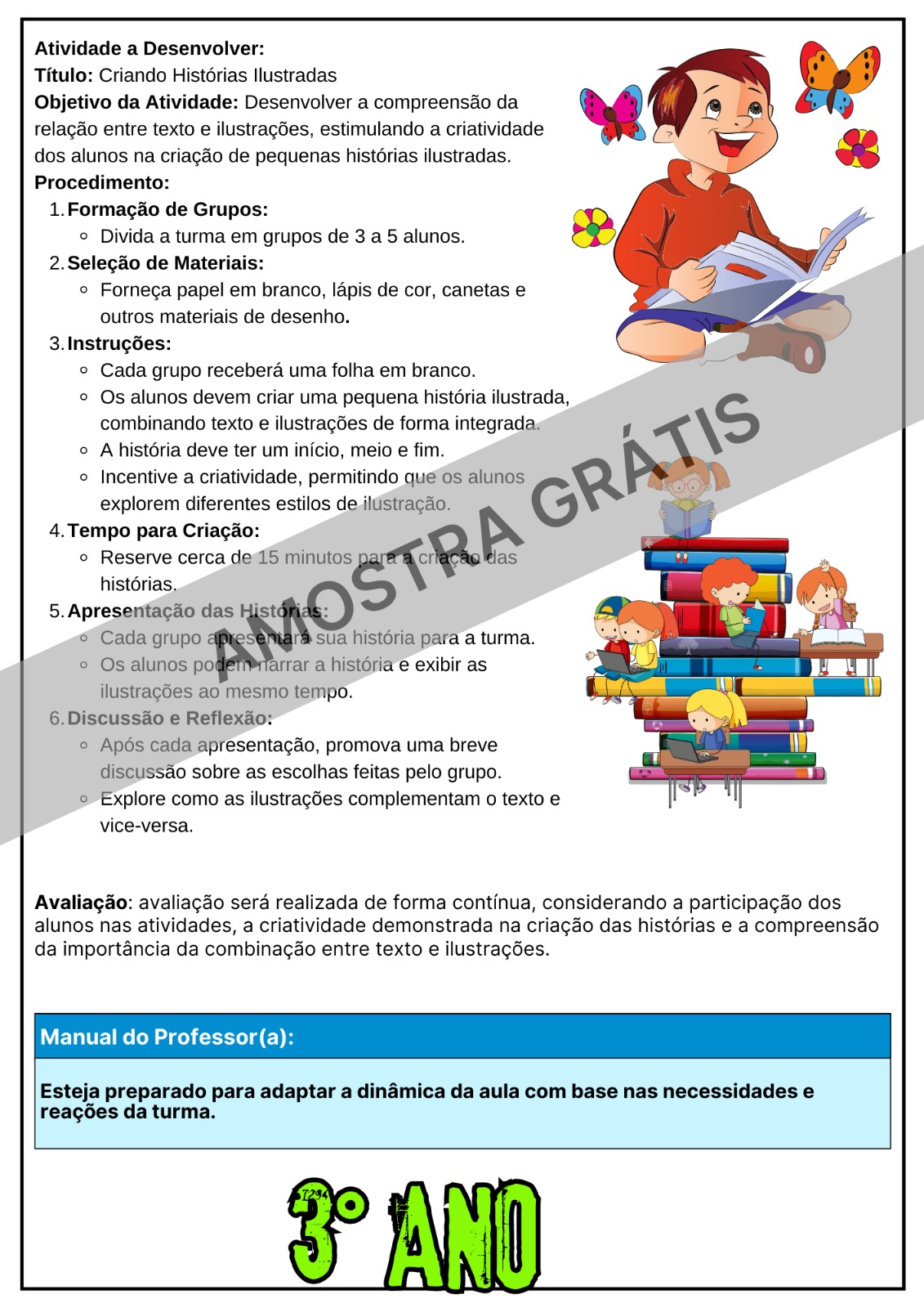 PLANOS DE AULA DIÁRIOS ANUAL 2026 - EDUCAÇÃO INFANTIL E ENSINO FUNDAMENTAL (1º ao 5º Ano) - Imagem 7
