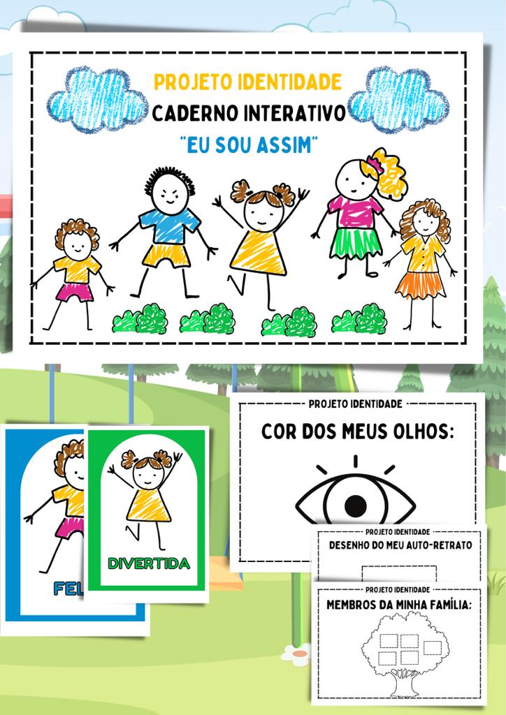 PROJETO IDENTIDADE+CADERNO INTERATIVO EU SOU ASSIM - Imagem 4