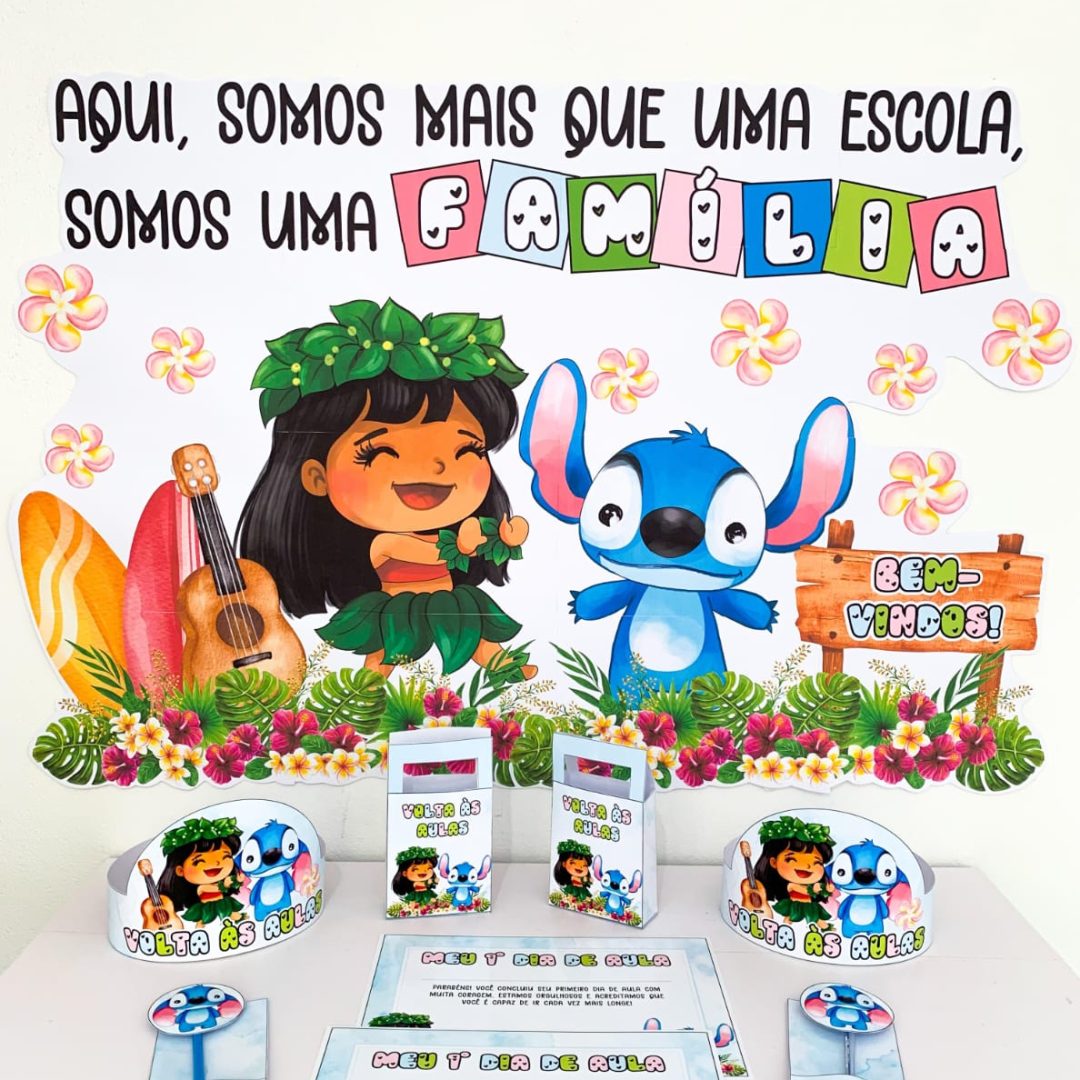 Kit Volta às Aulas - Tema Stitch