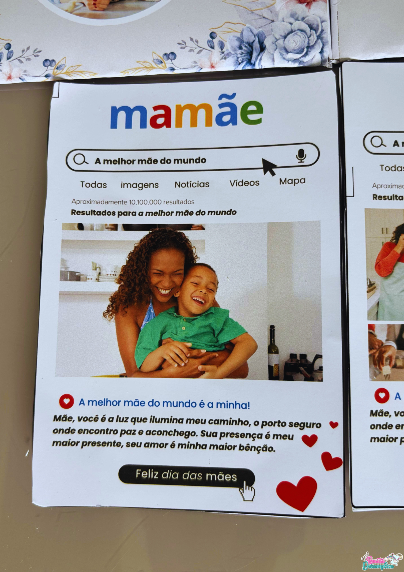 Cartão Google – A Melhor Mãe do Mundo