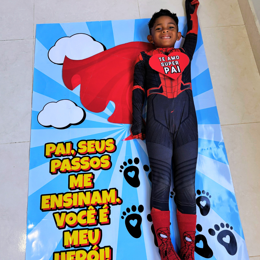 Tapete para Fotos – Herói Dia dos Pais