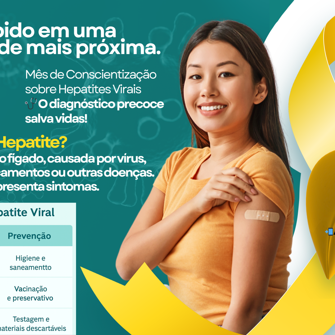 Painel Julho Amarelo – Conscientização sobre Hepatites Virais