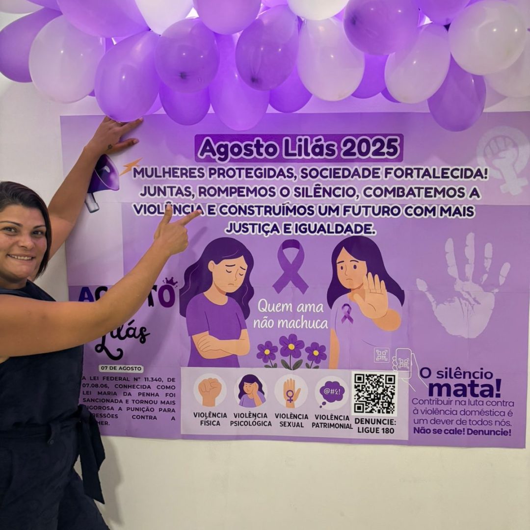 Painel Agosto Lilás 2025