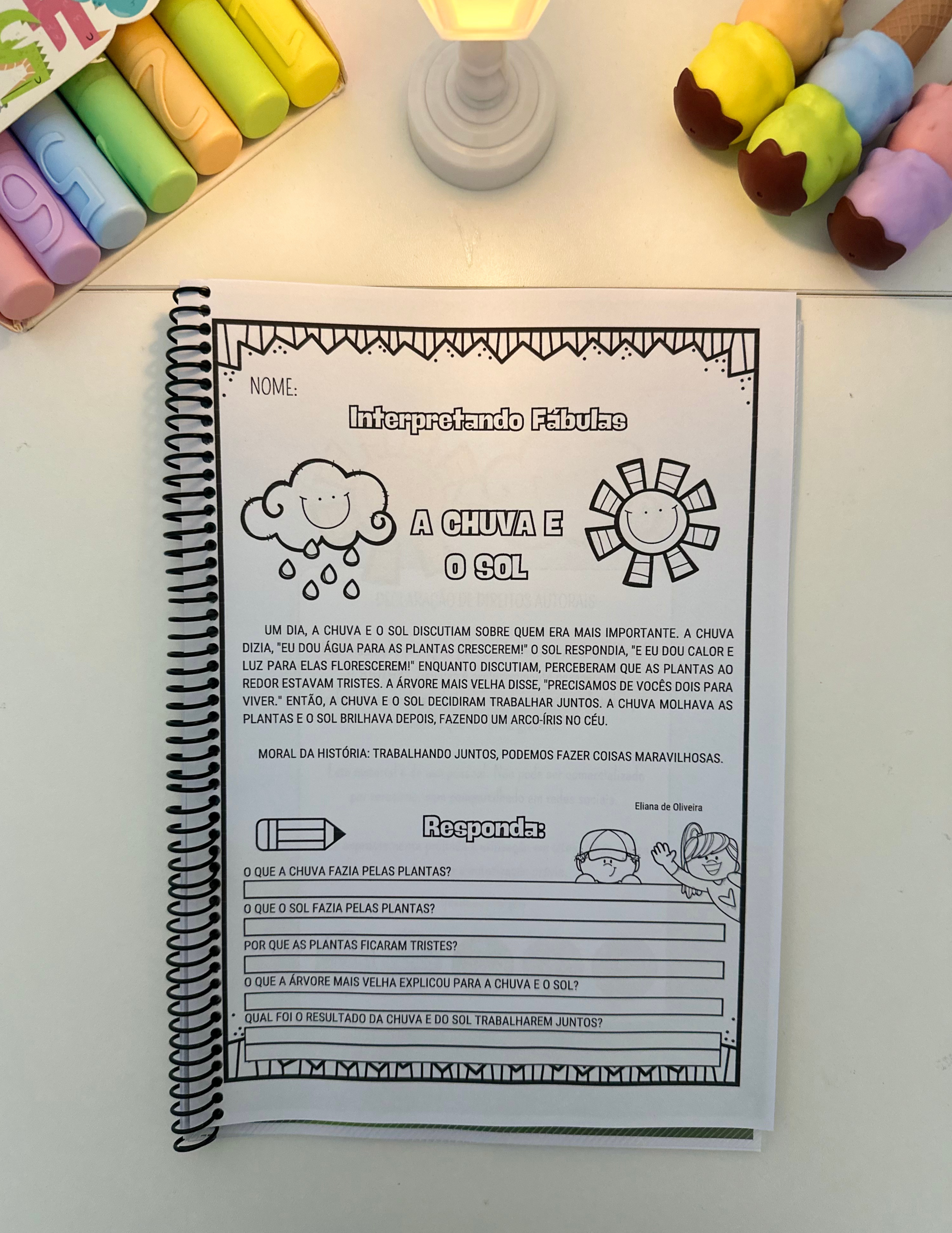 Apostila Interpretando Fábulas – PDF Pronto para Imprimir! - Imagem 19