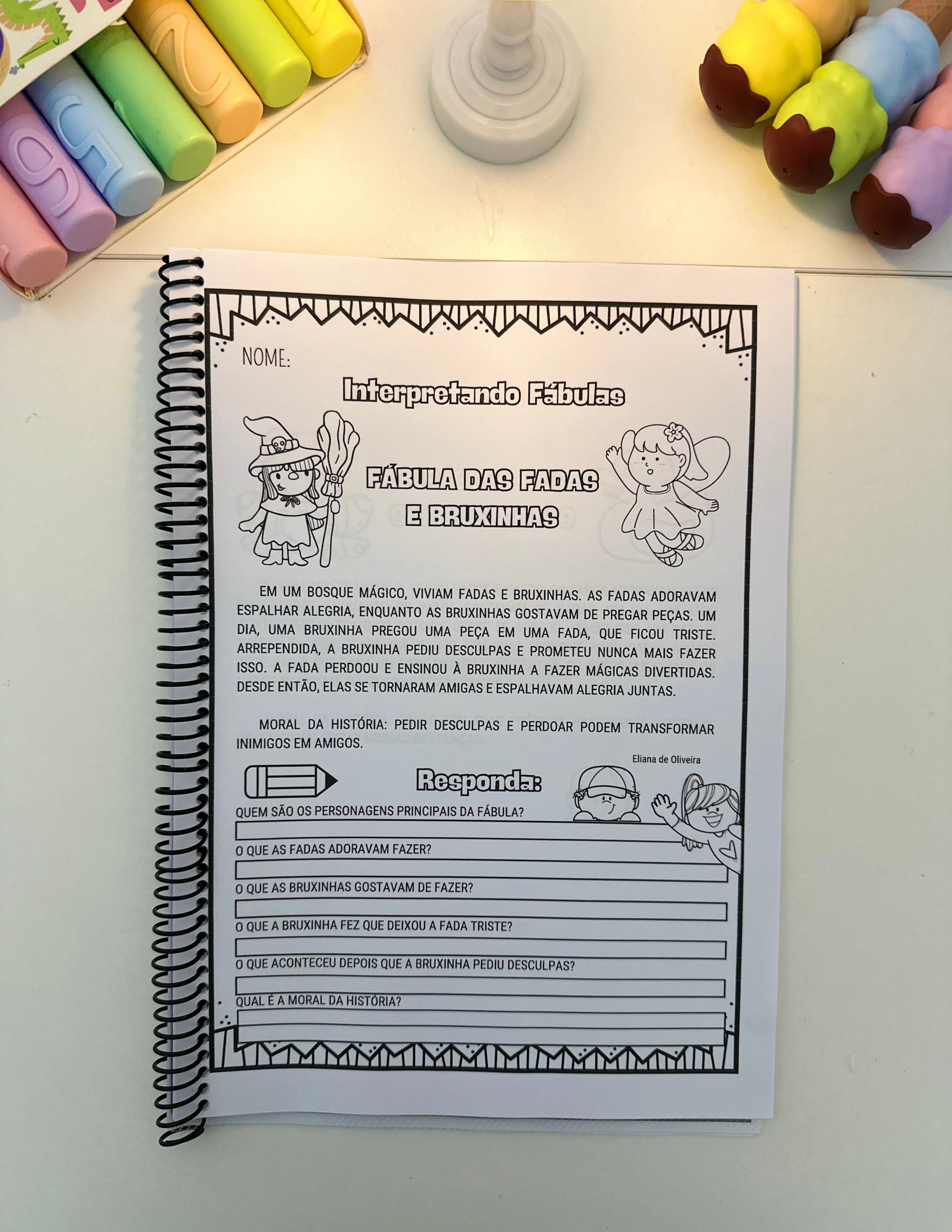 Apostila Interpretando Fábulas – PDF Pronto para Imprimir! - Imagem 11