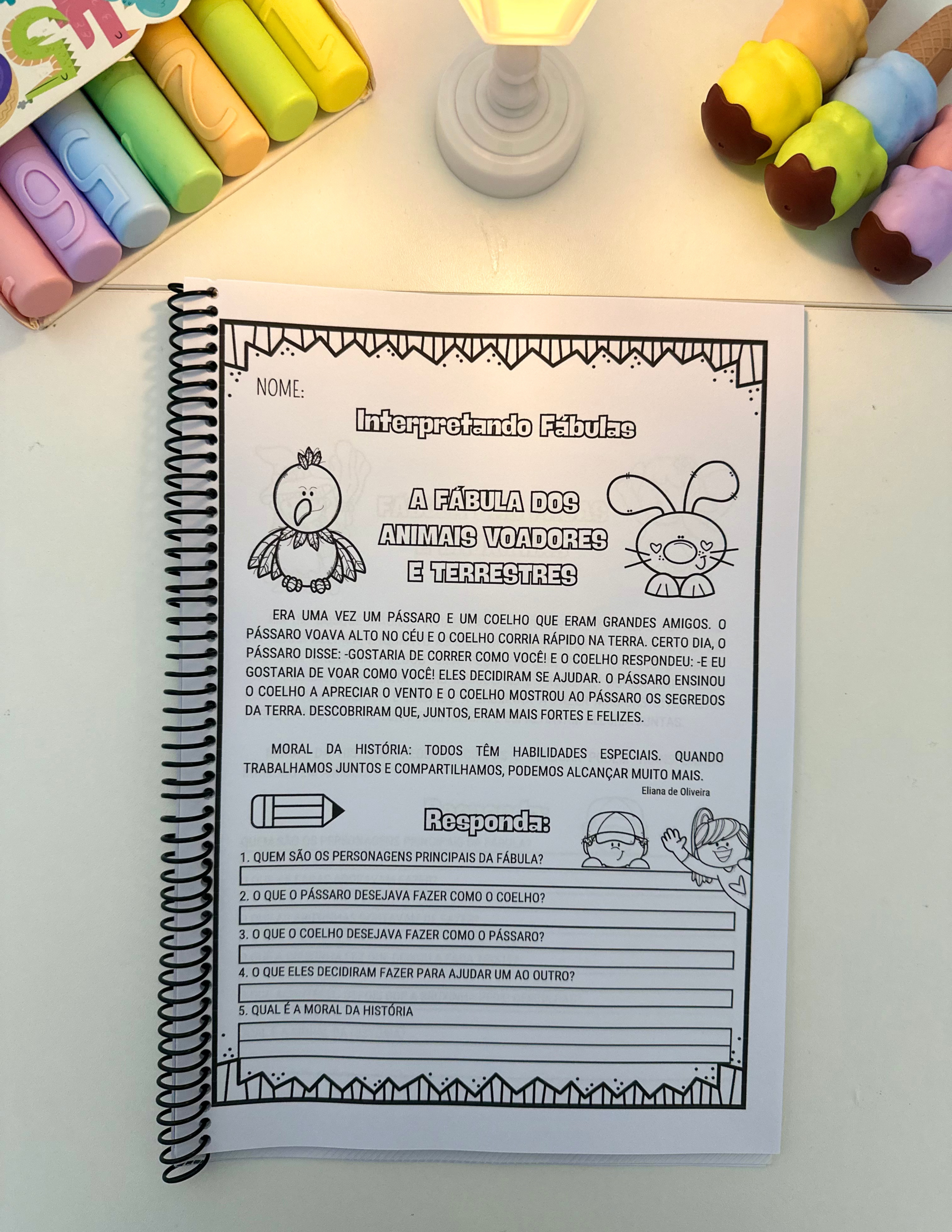 Apostila Interpretando Fábulas – PDF Pronto para Imprimir! - Imagem 10