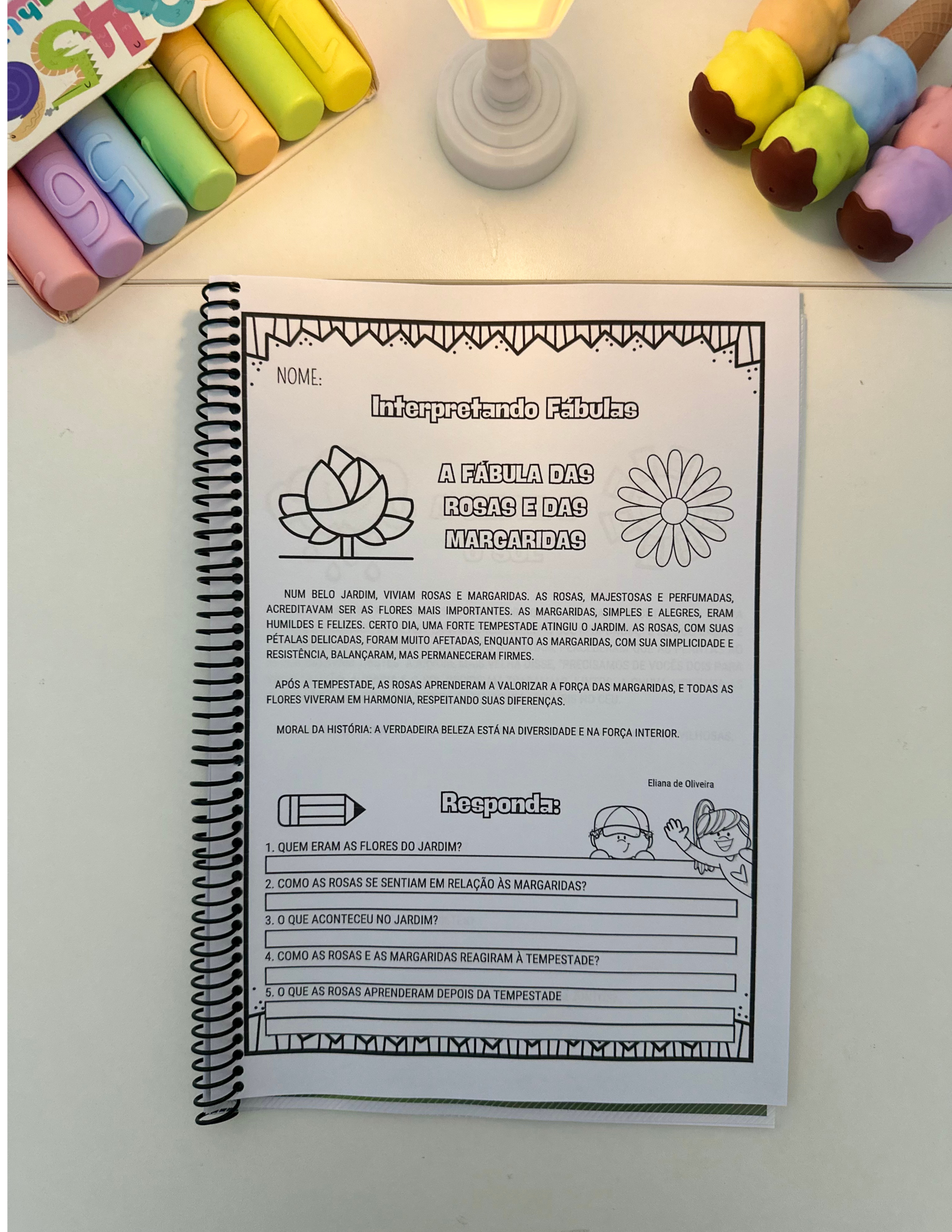 Apostila Interpretando Fábulas – PDF Pronto para Imprimir! - Imagem 18