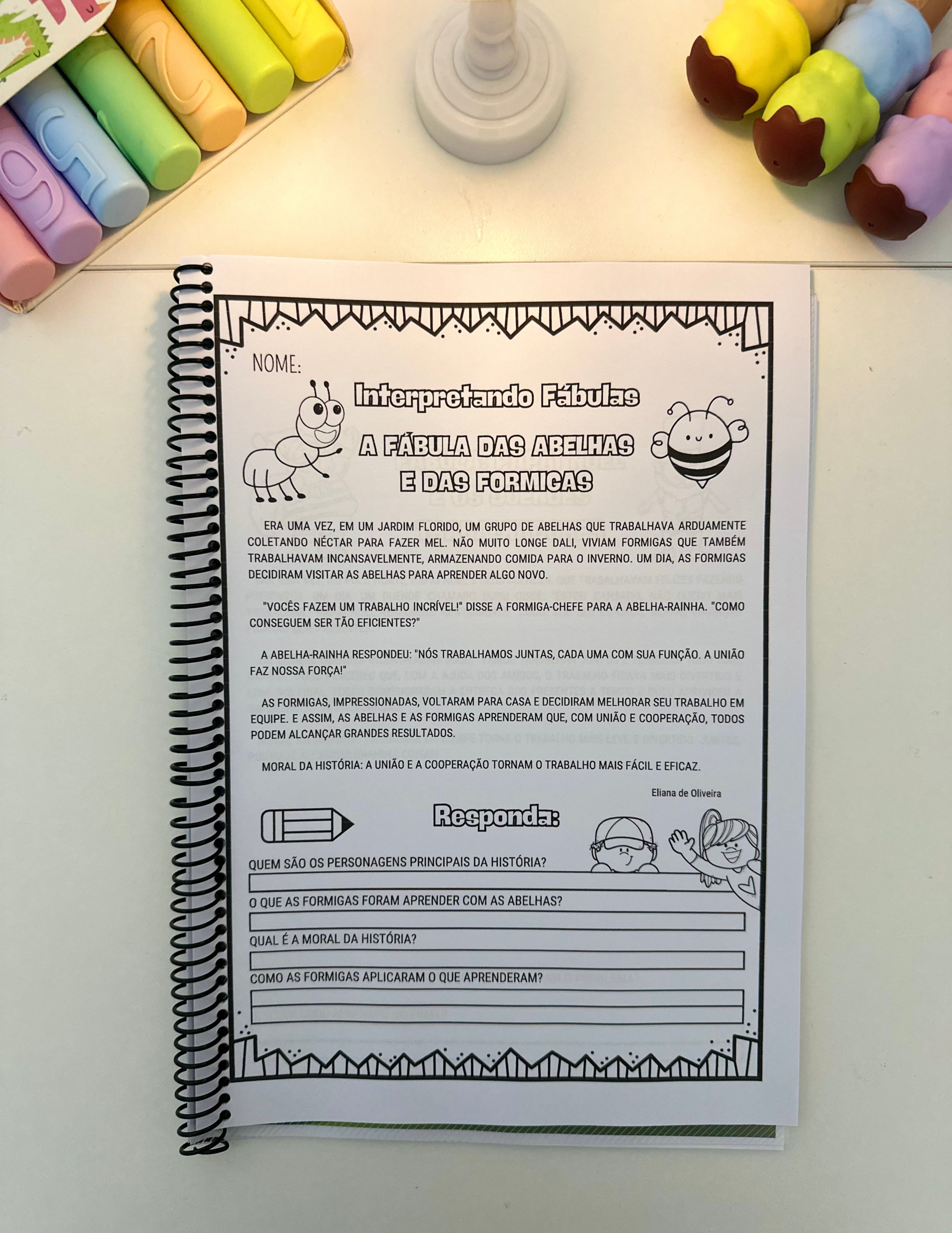 Apostila Interpretando Fábulas – PDF Pronto para Imprimir! - Imagem 16