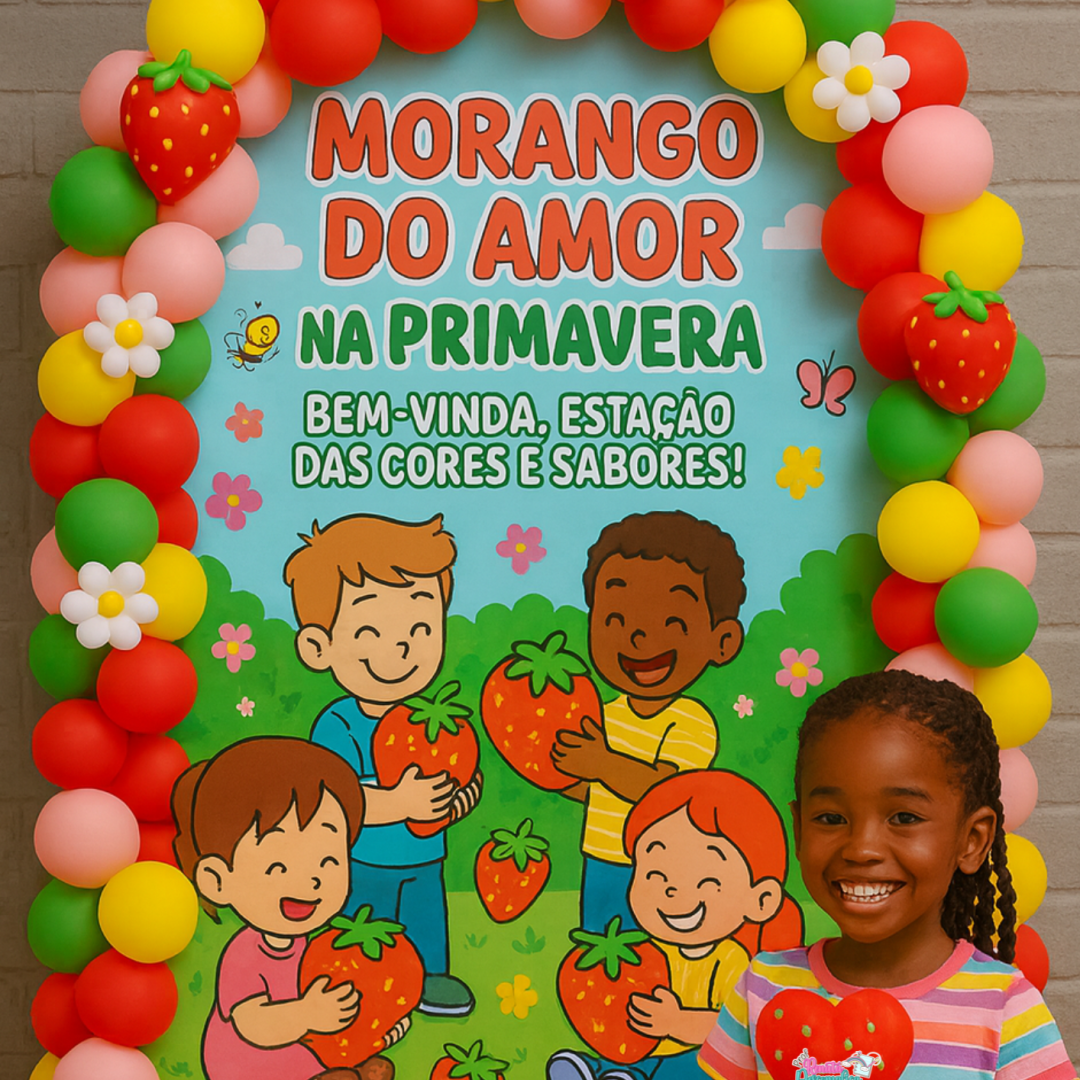 Painel “Morango do Amor na Primavera