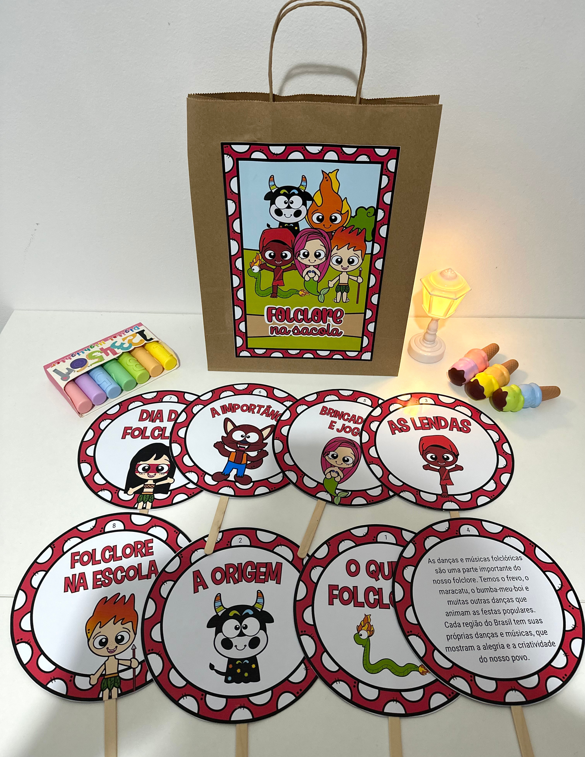 Sacola Folclore Brasileiro – Educação Infantil e Séries Iniciais - Imagem 5