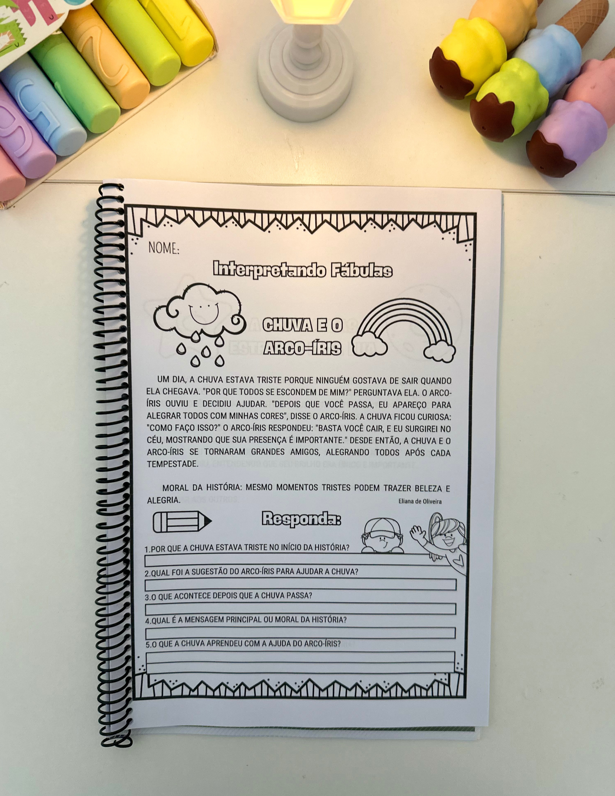 Apostila Interpretando Fábulas – PDF Pronto para Imprimir! - Imagem 13