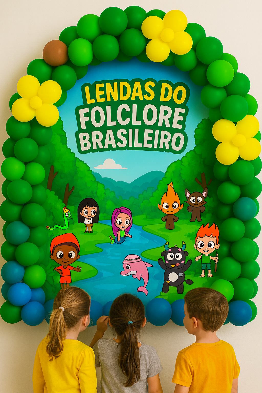 Painel Lendas do Folclore Brasileiro