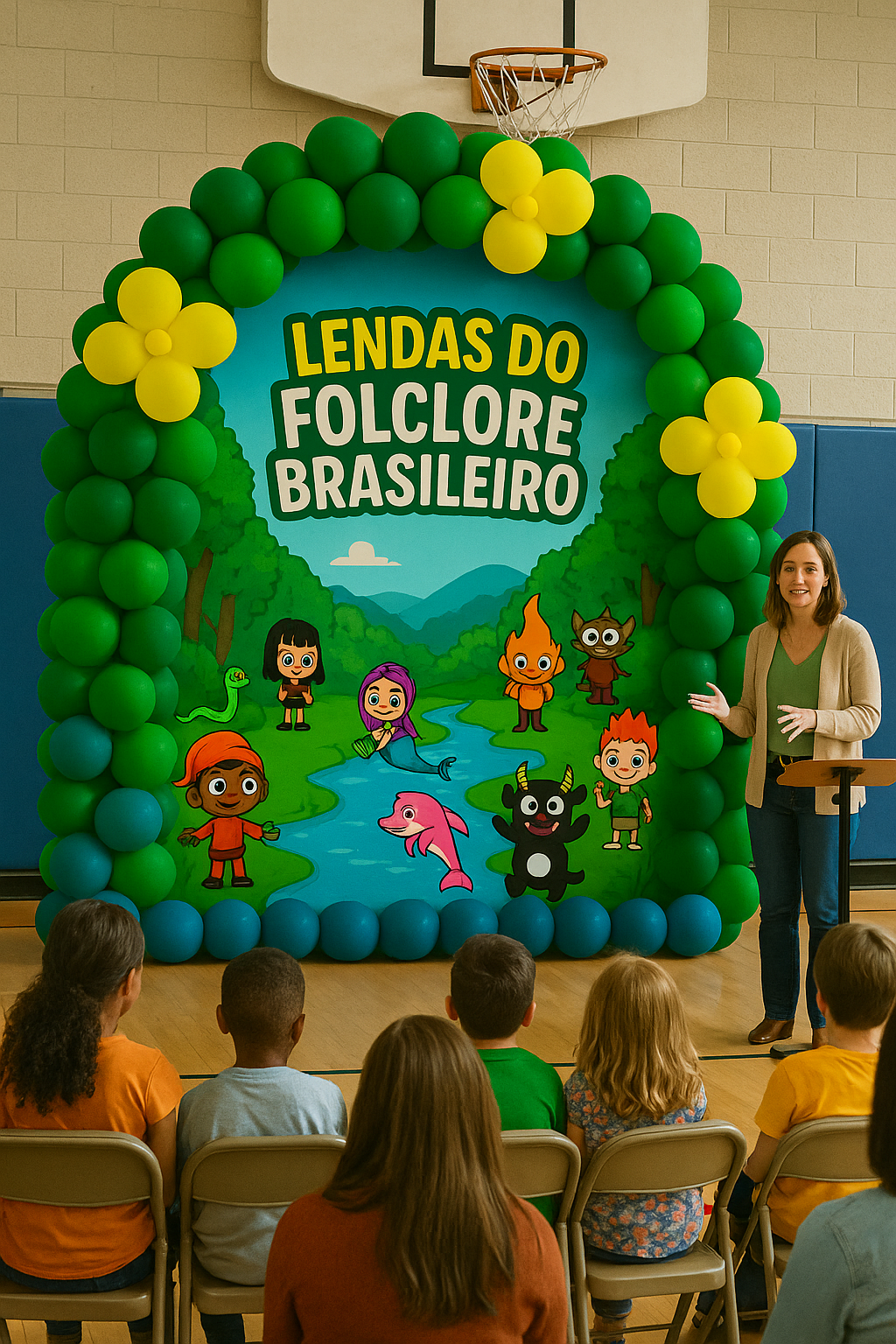 Painel Lendas do Folclore Brasileiro - Imagem 6