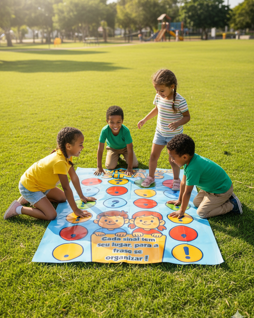 Tapete Interativo Twister dos Sinais