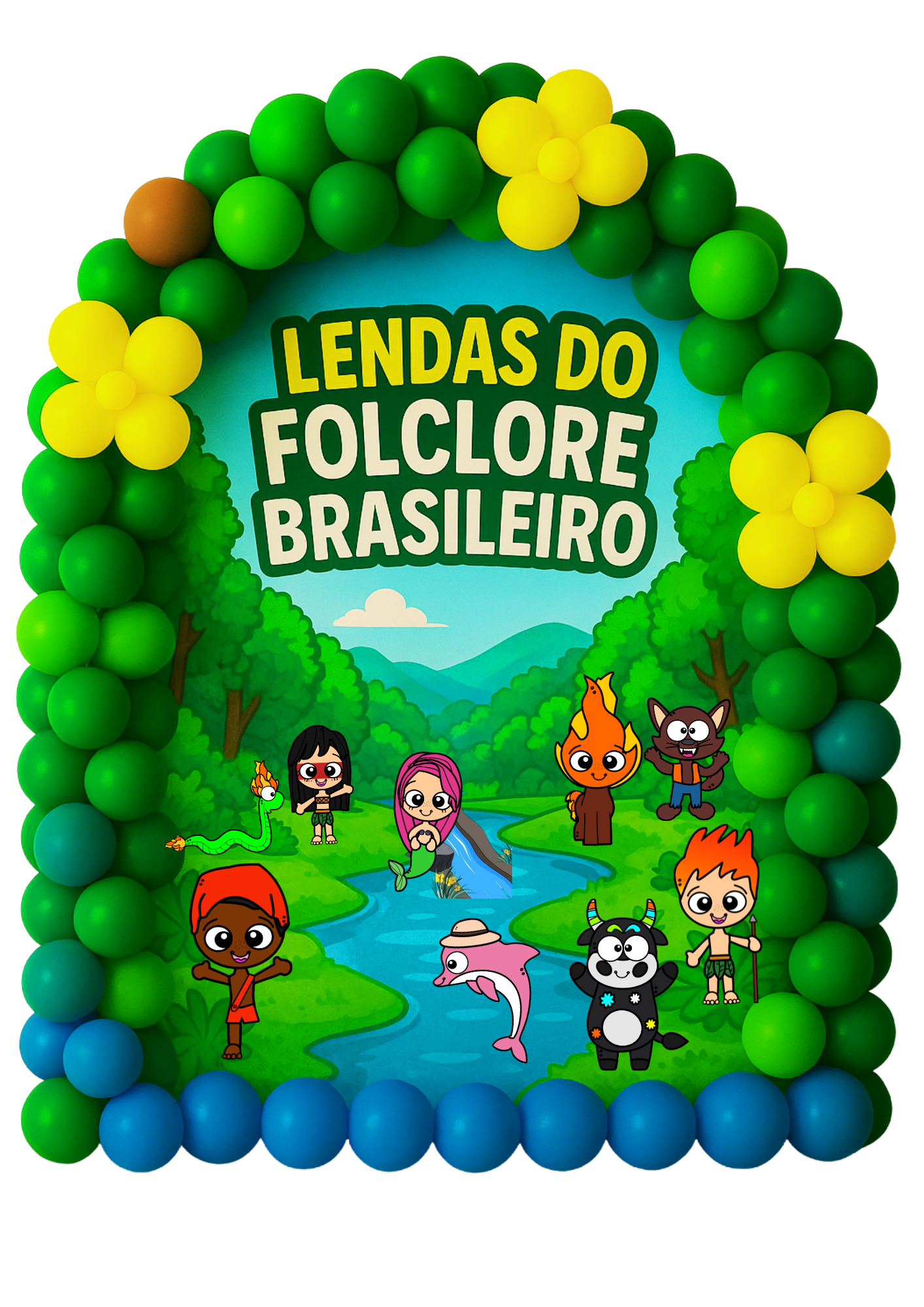 Painel Lendas do Folclore Brasileiro - Imagem 4