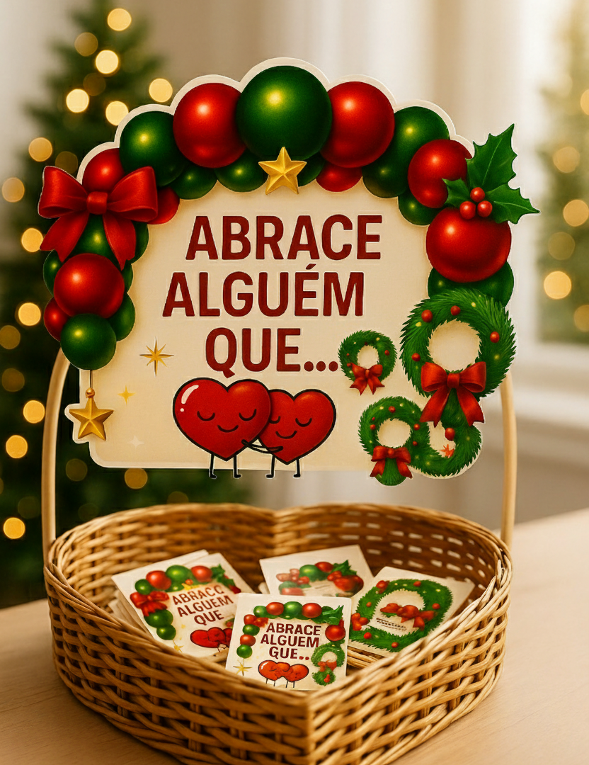 DINÂMICA DO ABRAÇO ESPECIAL DE NATAL – “ABRACE ALGUÉM”