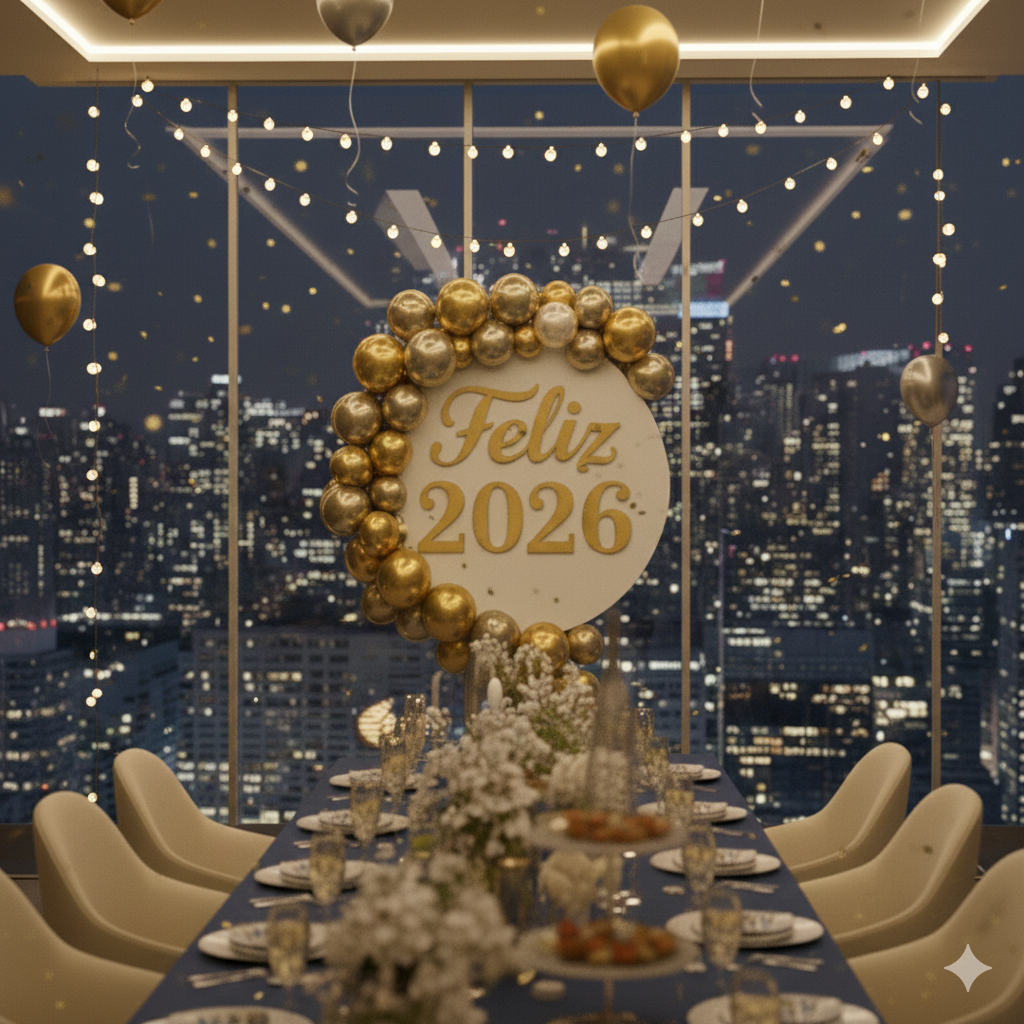 Painel Feliz 2026 – Luxo Realista - Imagem 6