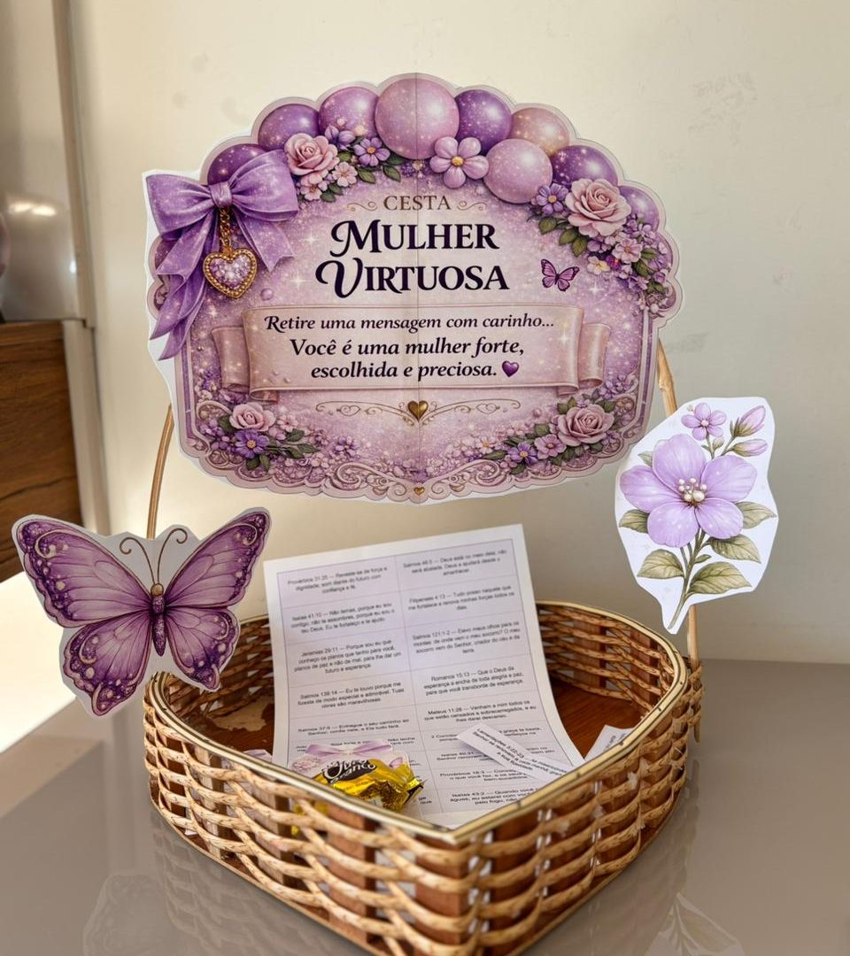 DINÂMICA MULHER VIRTUOSA – ESPECIAL DIA DAS MULHERES