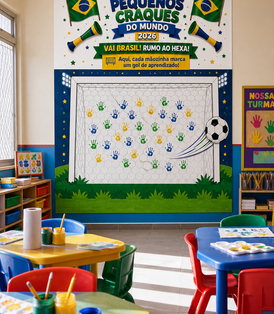 Painel Interativo Craques do Mundo Copa 2026