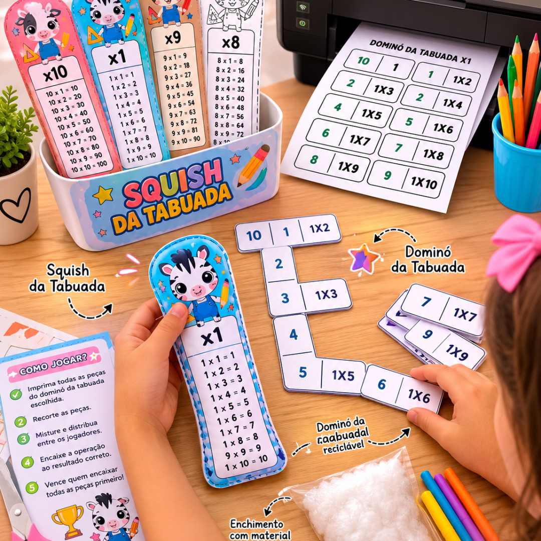 SQUISH DA TABUADA MULTIPLICAÇÃO