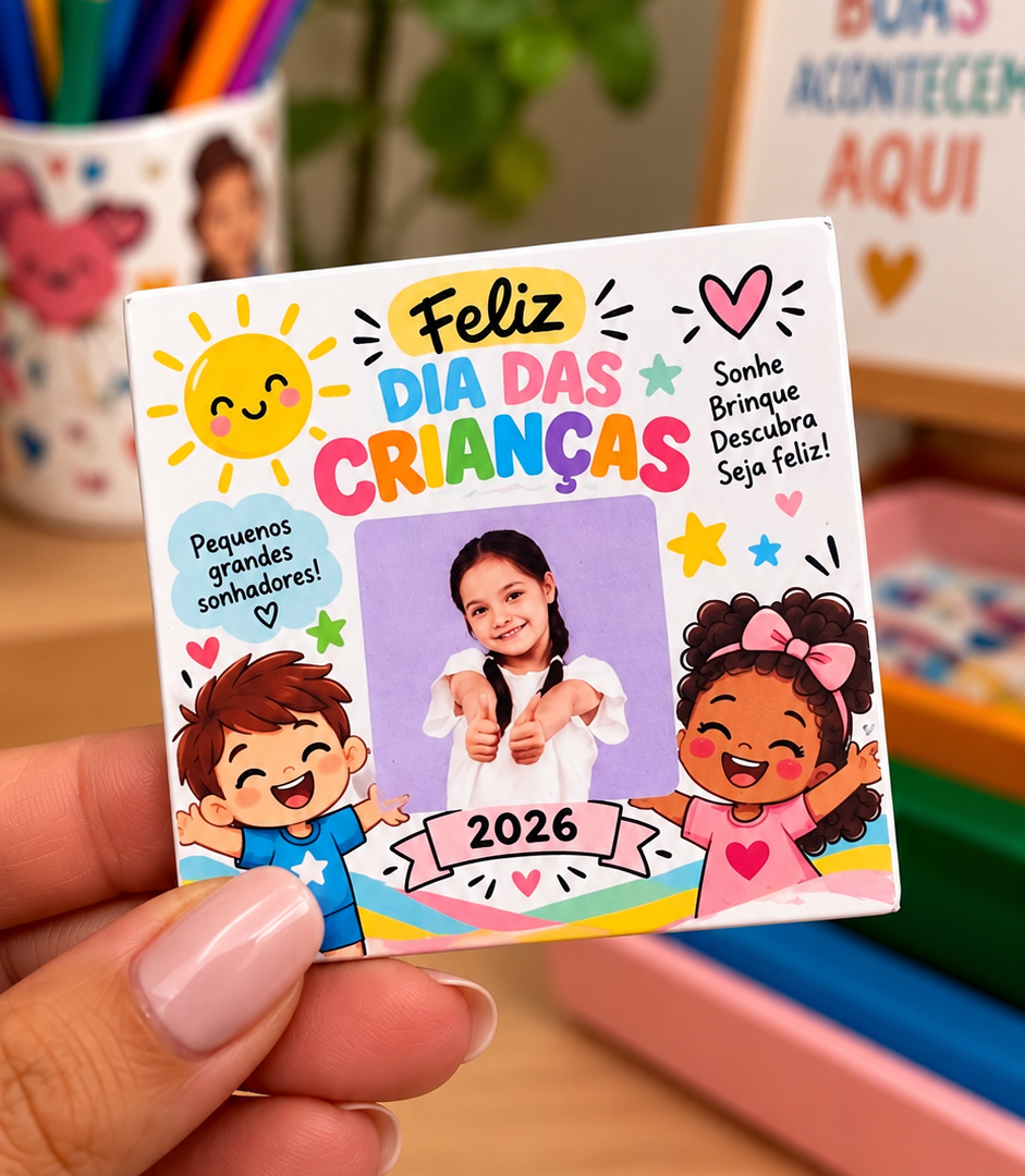 FOTO-ÍMÃ DIA DAS CRIANÇAS 2026