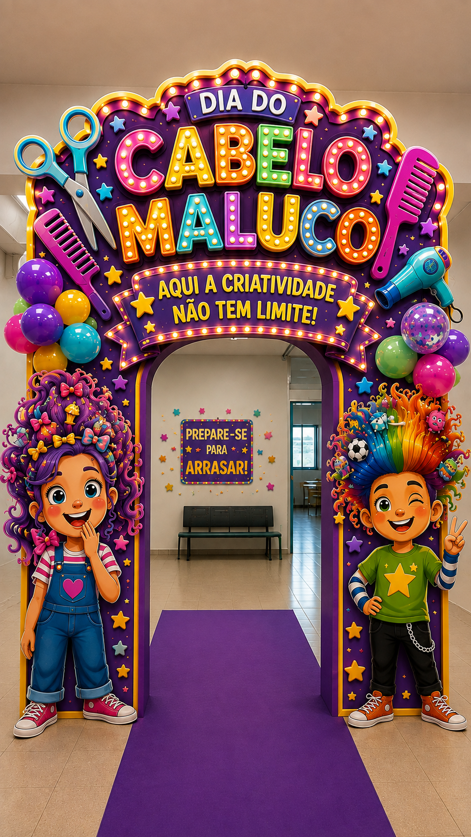 O DIA DO CABELO MALUCO ESTÁ CHEGANDO! - Imagem 8