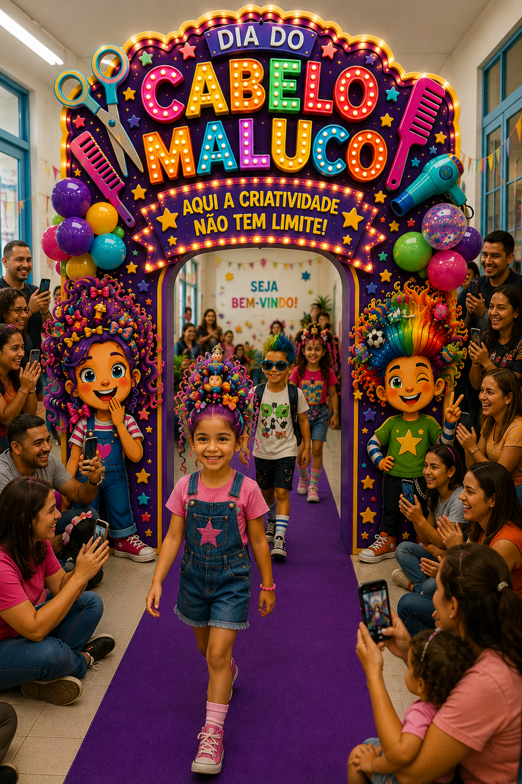 O DIA DO CABELO MALUCO ESTÁ CHEGANDO! - Imagem 5