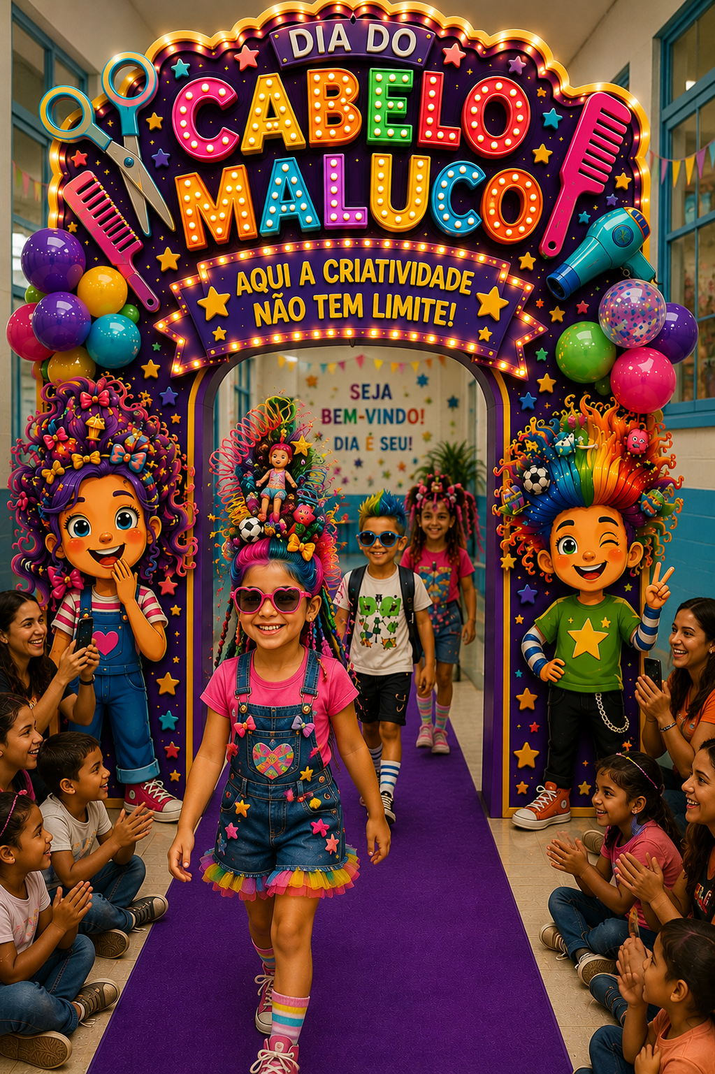 O DIA DO CABELO MALUCO ESTÁ CHEGANDO! - Imagem 4